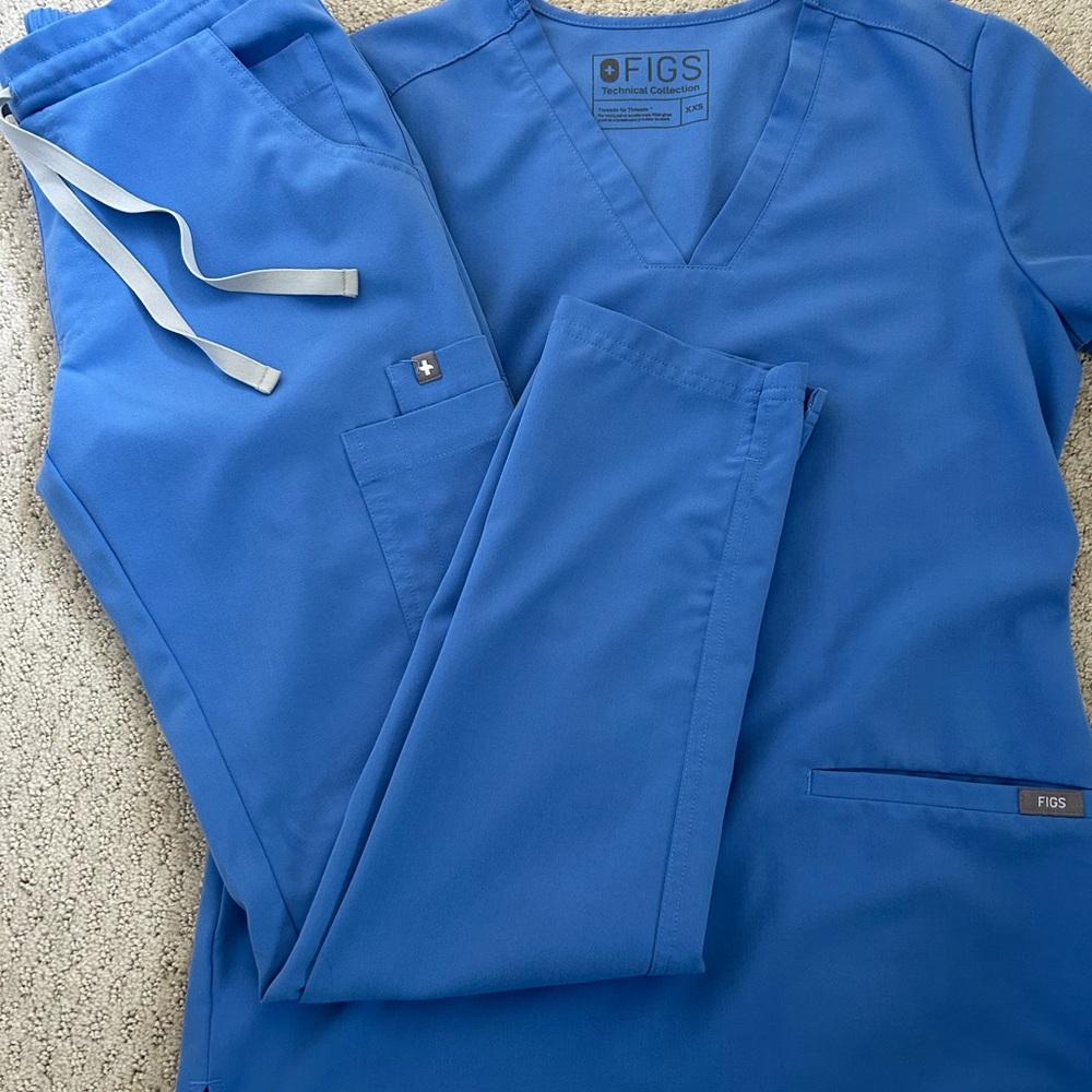 🔹FIGS Ceil Blue Scrub Set XXS/XXSP🔹